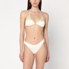 Venuja Butter-coloured triangle two-piece bikini