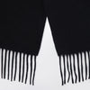 Destin Black cashmere scarf