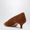 Le Monde Béryl Babouche Kitten cowhide-effect décolleté