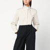 Patou Striped shirt with scarf collar