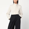 Patou Striped shirt with scarf collar