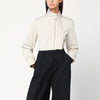 Patou Striped shirt with scarf collar