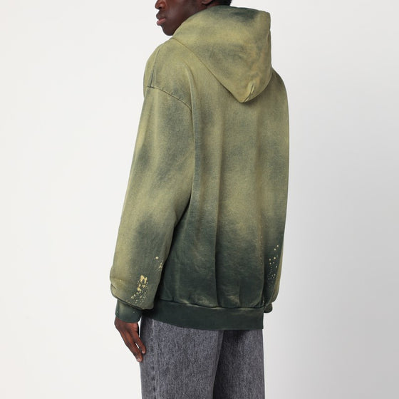 Basketcase Gallery Green/yellow gradient hoodie
