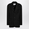 The Frankie Shop Black oversized single-breasted Gelso jacket