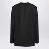 The Frankie Shop Winsen black wool-blend jacket