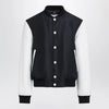Givenchy Navy/White Satin Varsity Jacket