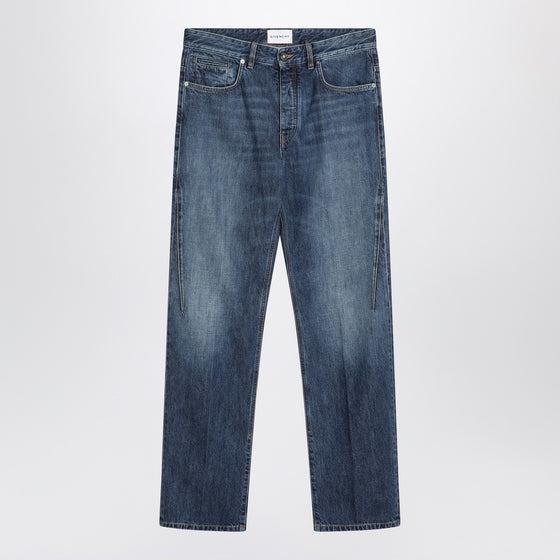 Givenchy Straight jeans dark blue washed effect