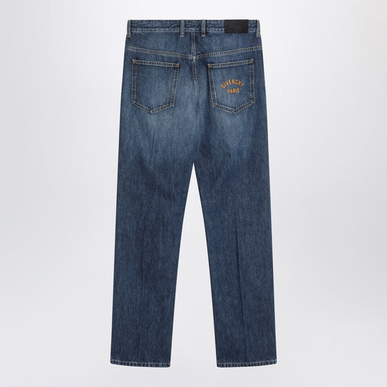 Givenchy Straight jeans dark blue washed effect