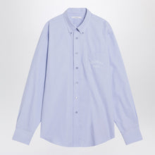  Givenchy Light blue button-down shirt in cotton