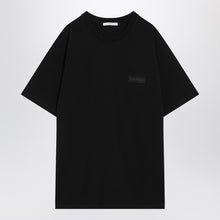  Givenchy Black cotton T-shirt with logo patch