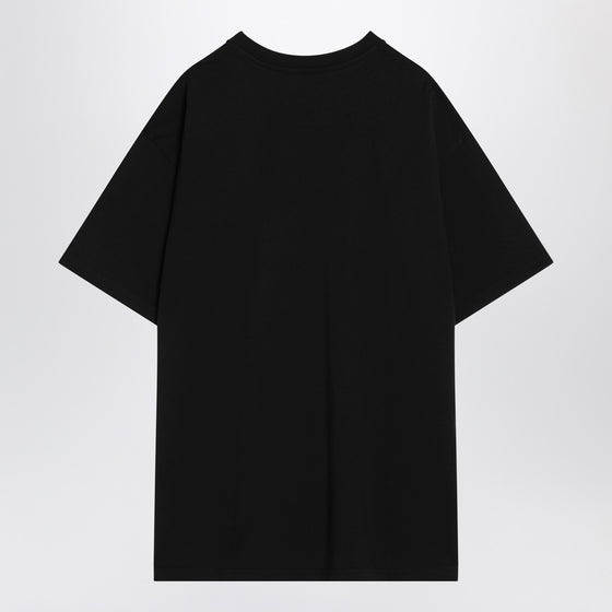 Givenchy Black cotton T-shirt with logo patch