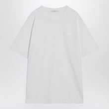  Givenchy White cotton T-shirt with logo patch