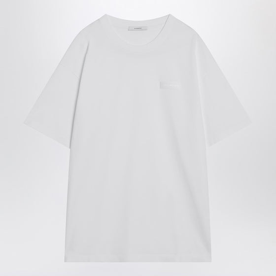 Givenchy White cotton T-shirt with logo patch