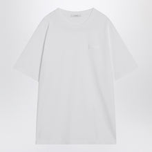  Givenchy White cotton T-shirt with logo patch