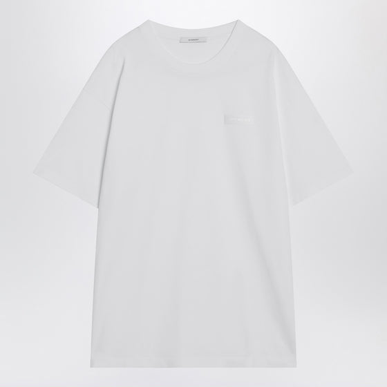 Givenchy White cotton T-shirt with logo patch