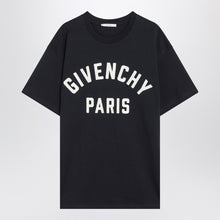  Givenchy Navy short-sleeved T-shirt with logo