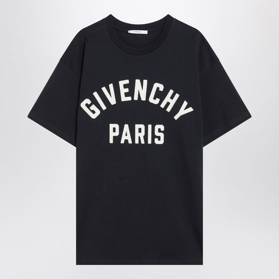 Givenchy Navy short-sleeved T-shirt with logo