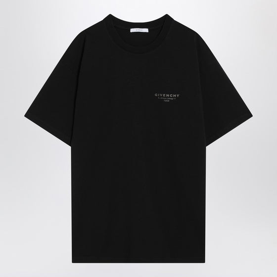 Givenchy Black cotton T-shirt with logo