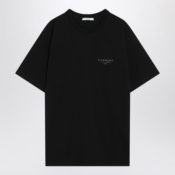 Givenchy Black cotton T-shirt with logo