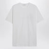 Givenchy White cotton and silk T-shirt with jacquard logo