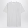 Givenchy White cotton and silk T-shirt with jacquard logo