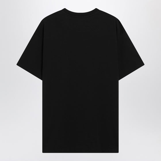 Givenchy Black cotton T-shirt with logo patch