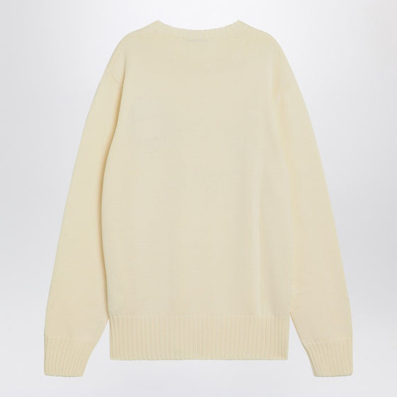 Givenchy Sweater écru in cotton with logo