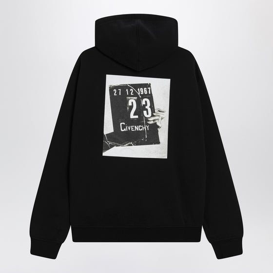 Givenchy Black Couture Seam sweatshirt with Clapperboard print