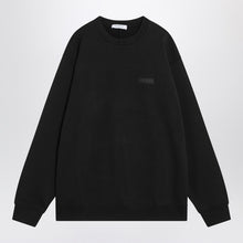  Givenchy Black crew neck cotton sweatshirt