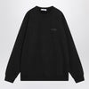 Givenchy Black crew neck cotton sweatshirt