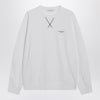 Givenchy White Couture Seam sweatshirt with embroidered logo