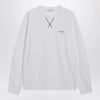 Givenchy White Couture Seam sweatshirt with embroidered logo