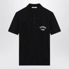 Givenchy Dark blue polo shirt with logo embroidery