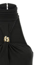 Elisabetta Franchi Jewel Detail Bodysuit