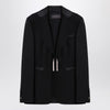 Max Mara Pianoforte Black wool smoking jacket