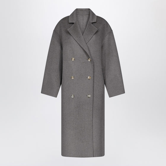 LouLou De Saison Borneo Lds grey melange coat