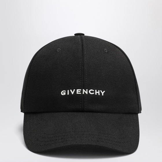 Givenchy Black baseball cap with logo