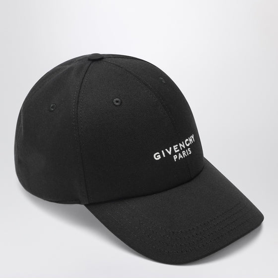 Givenchy Black baseball cap with logo