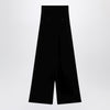 Max Mara Black trousers in shaved velvet
