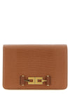 Elisabetta Franchi Lizard Print Crossbody Bag