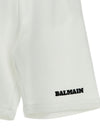 Balmain Kids Logo Print Bermuda Shorts