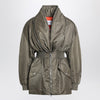 Givenchy Khaki shawl-collar bomber with zip