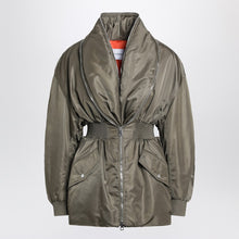  Givenchy Khaki shawl-collar bomber with zip