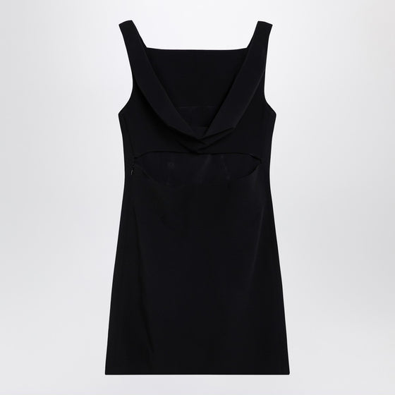 Givenchy Black mini dress with back neckline