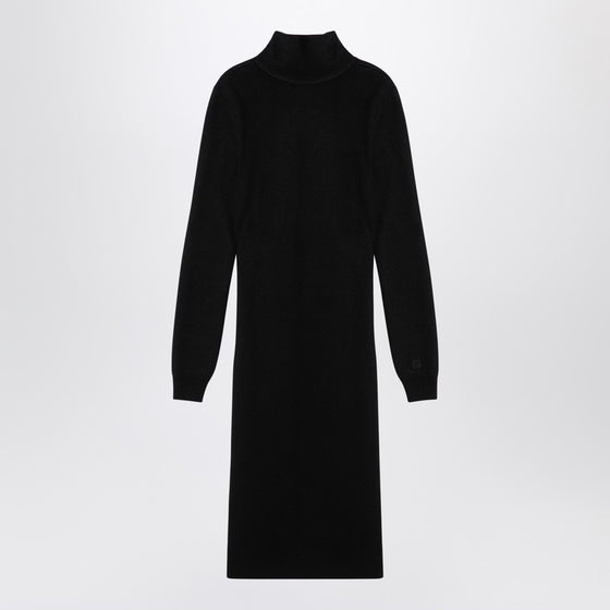 Givenchy Black wool-blend turtleneck dress