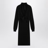 Givenchy Black wool-blend turtleneck dress