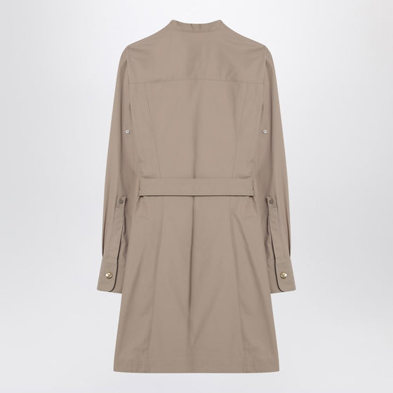 Givenchy Taupe safari dress in poplin