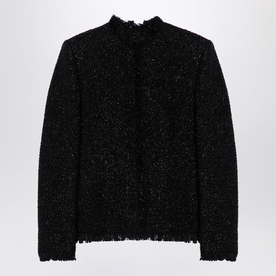 Givenchy Black tweed and lurex jacket