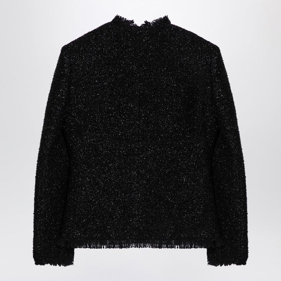 Givenchy Black tweed and lurex jacket