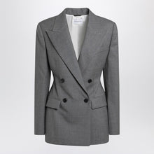  Givenchy Grey double-breasted wool jacket